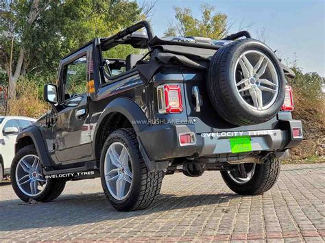 2020 Mahindra Thar Convertible Modified With 20 Inch Alloys ...