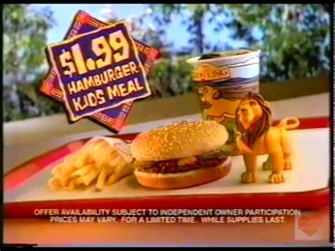 Chicken Run Burger King Big Kids Meal Commercial (2000) | Doovi