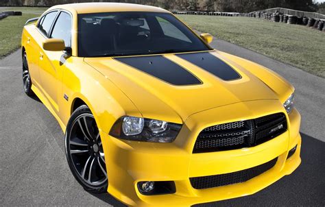 Wallpaper Yellow, Dodge Charger, Muscle car, Super Bee, SRT 8 images for desktop, section dodge ...