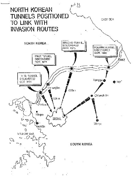 Korean War Educator: Topics - DMZ: North Korean Tunnels