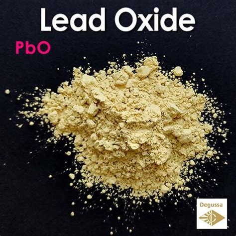 Lead Monoxide - Yellow Pigment for effect glazes