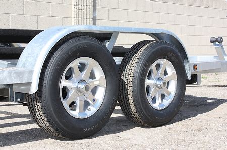 15 x 5 Series 6 Aluminum Trailer Wheel 5 on 4.50, 1820 lb Capacity Free Shipping