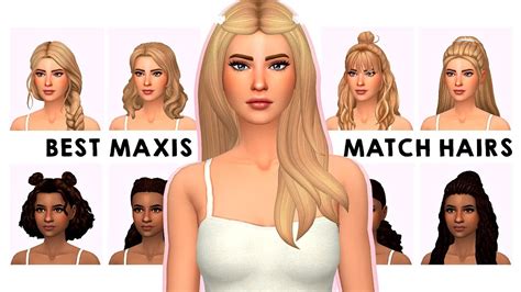 Sims 4 Cc Maxis Match Hair - Esam Solidarity