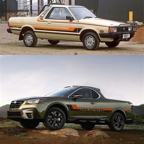 Modernized Subaru Brat Looks Like a Compact Pickup for the Weekend Builder - autoevolution