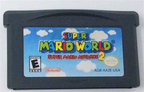 Video Game Super Mario Advance Super Mario World Yoshi's Island Super Mario Cartridge For ...