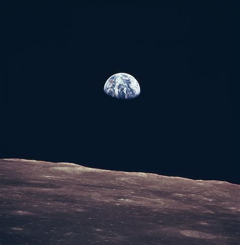 Earth Rise as Seen From Lunar Surface | Full Description: Th… | Flickr