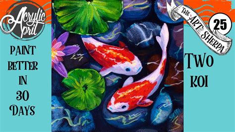 13+ Koi Fish Painting Easy Pics - Paint