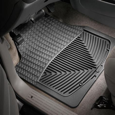 WeatherTech® W40 - All-Weather 1st Row Black Floor Mats