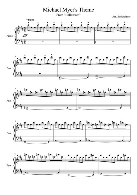 Halloween Theme Sheet Music Free : Halloween Piano Sheet Music Pdf Solo ...