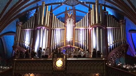 Pipe Organ at Notre-Dame Basilica in Montreal Canada - YouTube