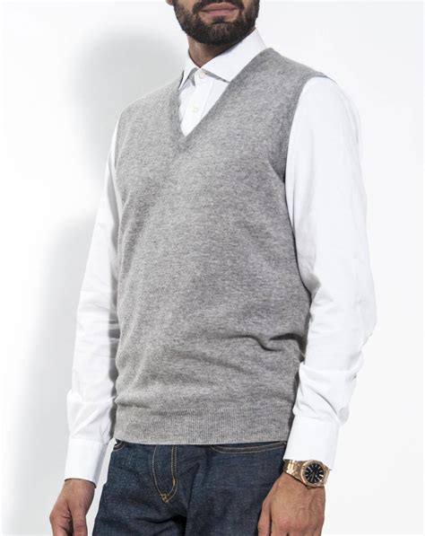 Men's Cashmere Sweater Vest | MaisonCashmere