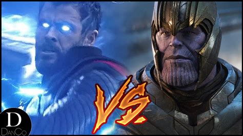 Thanos Vs Thor Infinity