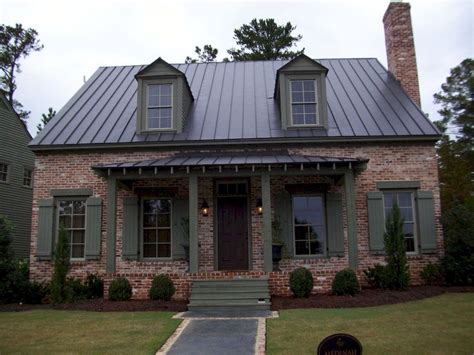 Metal Roof Color For Red Brick House