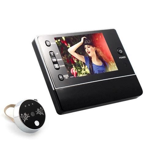 Worldwide 3.5 Digital Door Peephole Viewer Security LCD Peephole Door ...