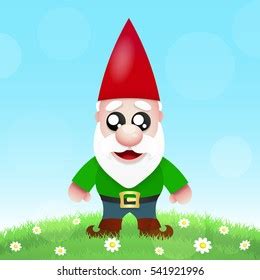 Cute Cartoon Garden Gnomes Stock Vector (Royalty Free) 541921996 | Shutterstock