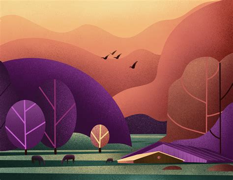 Digital Landscape Paintings :: Behance