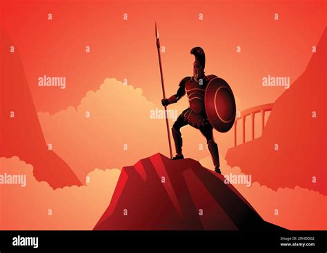 Greek god and goddess vector illustration series, Ares, is the Greek ...