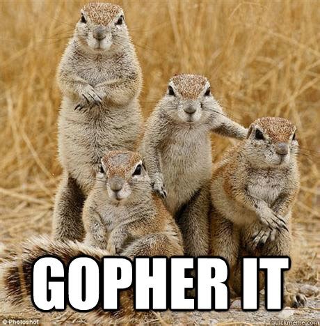 Inspirational Gopher Family memes | quickmeme