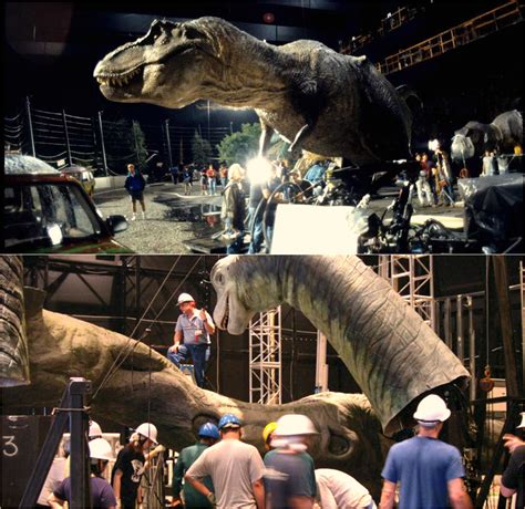 Behind-The-Scenes - Jurassic Park | The movie magic behind some of our favorite scenes ...