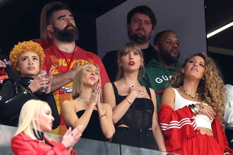 Taylor Swift Introduced Jason Kelce and Ice Spice at the Super Bowl | Marie Claire