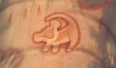 The Lion King Simba Cave Drawing