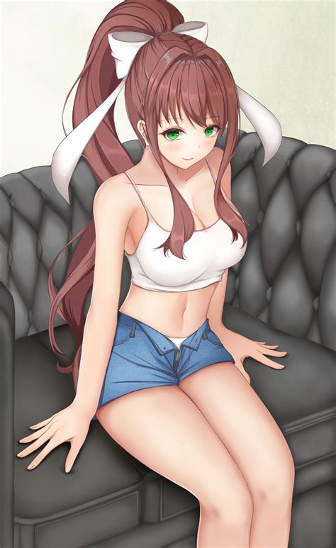 Commissioned Fan Art - Monika by nurumaru_yu : r/DDLC_Showcase