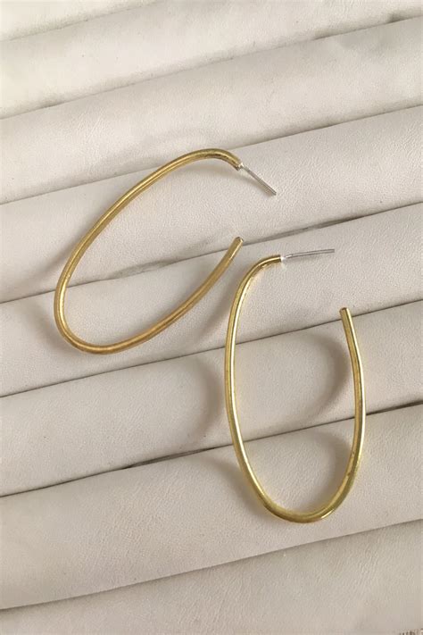 A selection of contemporary and modern brass earrings. Handcrafted brass jewelry that inspires ...