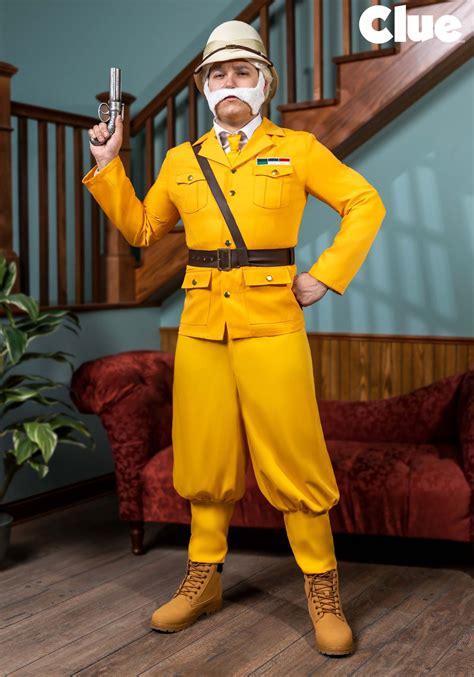 Colonel Mustard Clue Men's Costume | Board Game Costumes