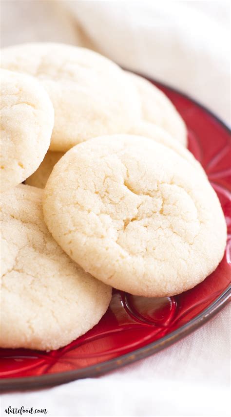 Chewy Sugar Cookies - A Latte Food