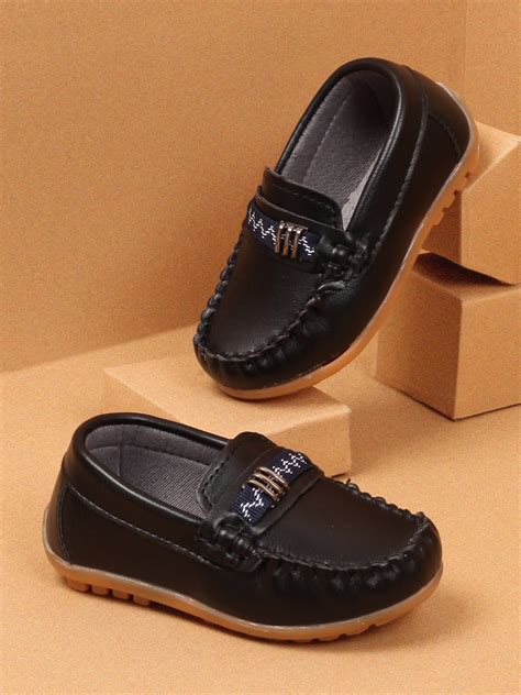 Buy Walktrendy Boys Black Loafers - Casual Shoes for Boys 7506933 | Myntra