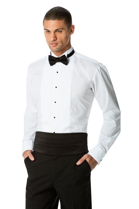 White Wingtip Tuxedo Shirt - Marty's Formalwear