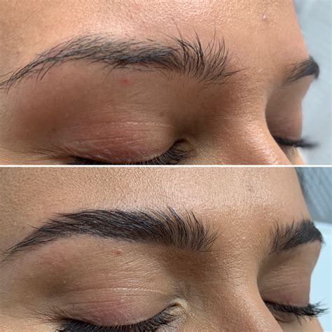 Brow Lamination Before and After | Dérmica MedEsthetics