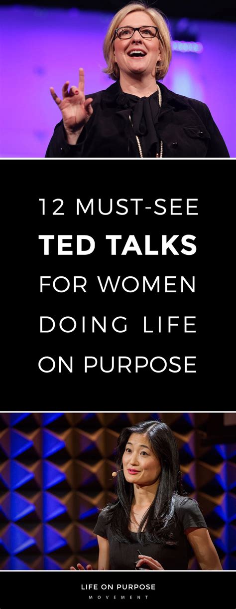 12 Must-See TED Talks for Women | Ted talks, Ted, Inspirational quotes for women