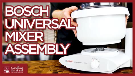 Bosch Universal Mixer – Installing the Bowl & Tools – THE REVIEW GUIDE