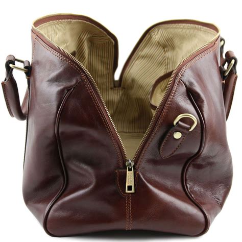 Leather Duffle Bag - Small Size - Andance - Domini Leather