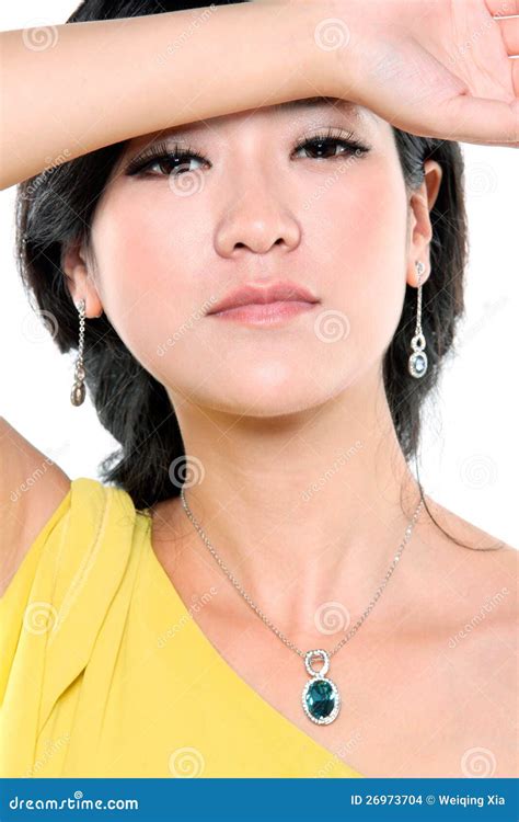 A Beautiful Chinese Girl Stock Image | CartoonDealer.com #208029007