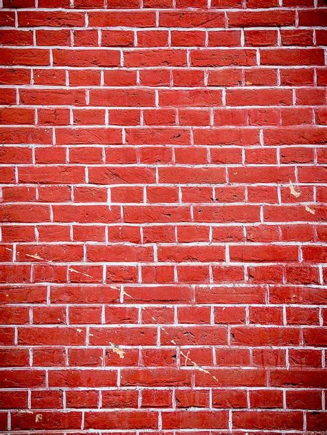 HD wallpaper: red brick wall, bricks, holes, cracks, backgrounds, pattern, wall - Building ...