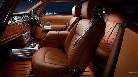 Brown leather car bucket seat, car, Rolls-Royce Phantom HD wallpaper | Wallpaper Flare