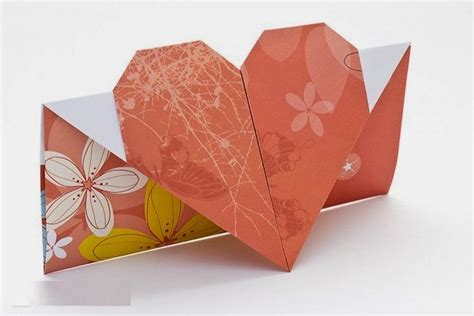 origami heart envelope ~ instructions origami kids