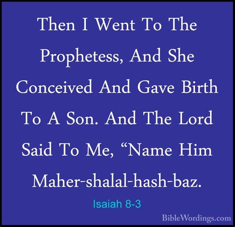 Isaiah 8 - Holy Bible English - BibleWordings.com