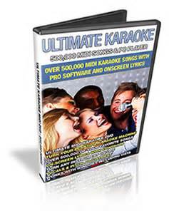 Ultimate Karaoke MIDI Songs DVD Pack - Largest Suite Of Karaoke Songs To Sing On Your Computer