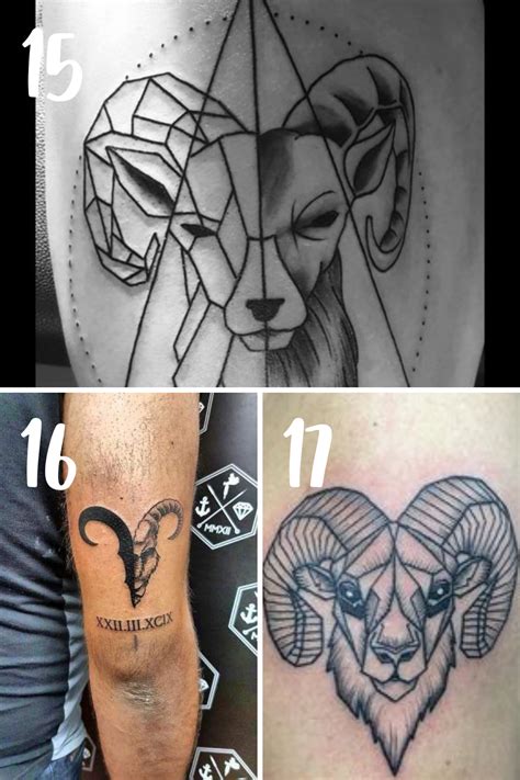 47 Aries Tattoo Ideas Full of Fire and Fun - tattooglee | Aries tattoo, Aries zodiac tattoos ...