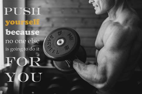 EzPosterPrints - Bodybuilding Men Girl Fitness Workout Quotes Motivational Inspirational Muscle ...