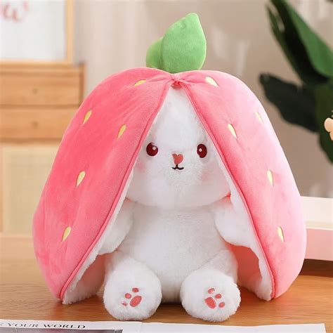 Kawaii Fruit Bunny Strawberry Plush - Limited Edition