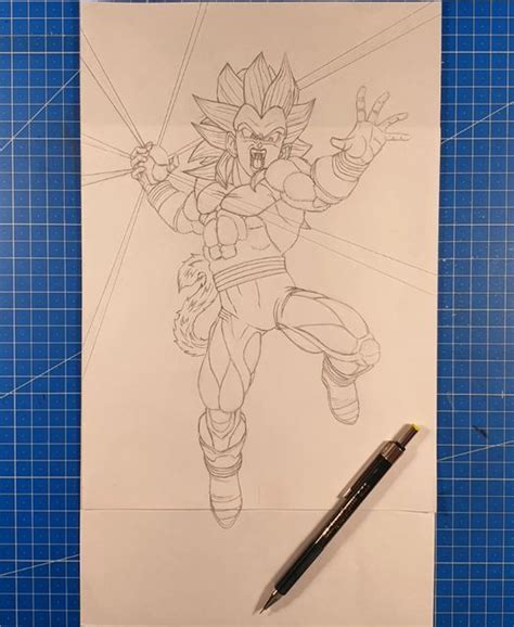 José 🇪🇸 on Instagram: "♡ ♡ ♡ Vegeta SS4 / Dragon Ball Super / Sketch 12 ...