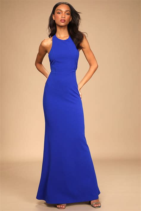 Sapphire Blue Dress