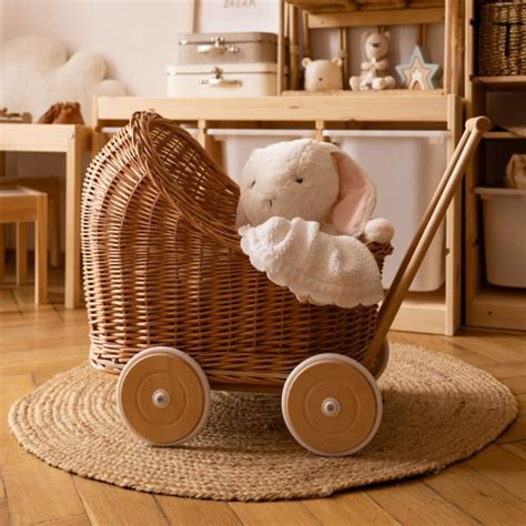 Wicker Doll Pram - Etsy