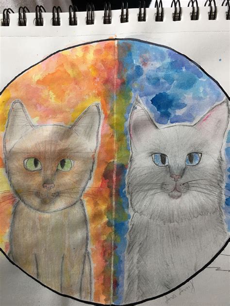 I finished it!!! Firestar and Bluestar side by side!!! : r/WarriorCats