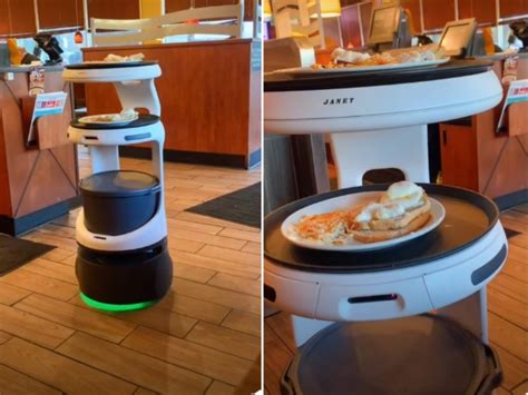 Viral video of robot waiter working at restaurant…