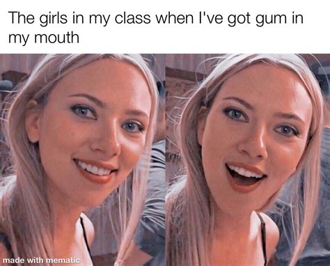 Chewing gum memes are the best : r/school